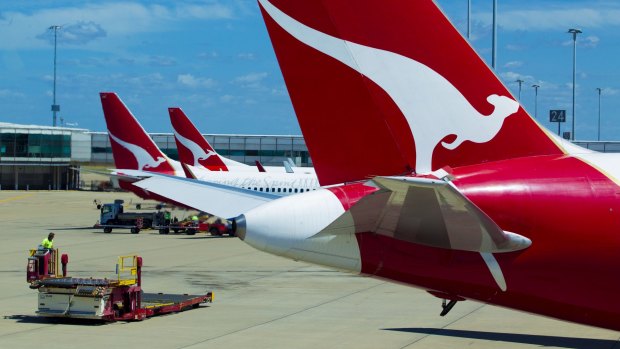 A faulty pressure gauge at a Qantas hangar in Brisbane has been blamed for the spill.