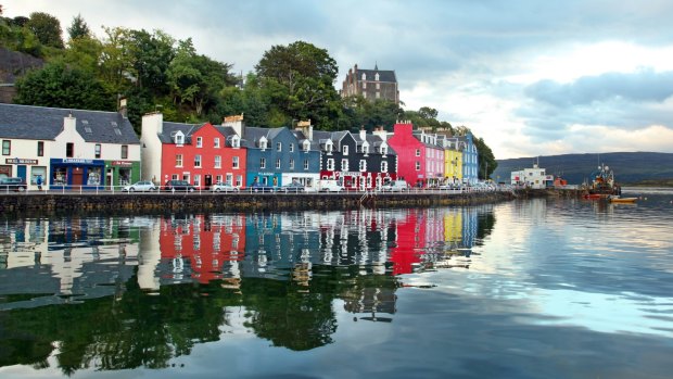 Tobermory - the capital of Mull.