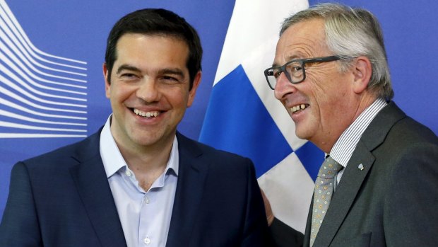 Greek Prime Minister Alexis Tsipras, left, with European Commission president Jean-Claude Juncker,  said creditors should understand that the Greek people had suffered enough.