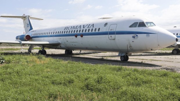 The 119-seat Rombac 1-11 was one of nine such passenger jets built in Romania.