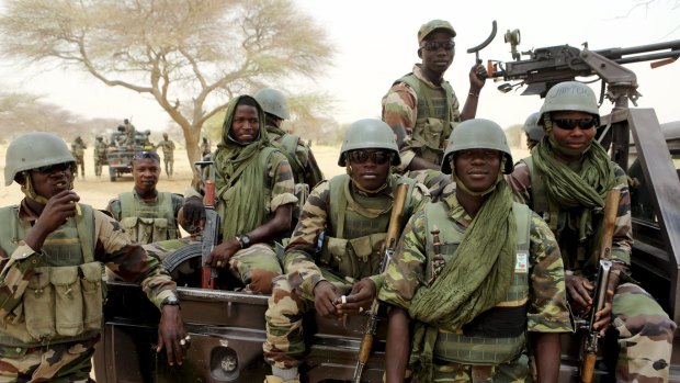 Nigerian special forces prepare to fight Boko Haram in Diffa on Wednesday. 