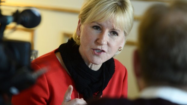 Swedish Foreign Minister Margot Wallstrom defines gender equality as a peace and security issue.