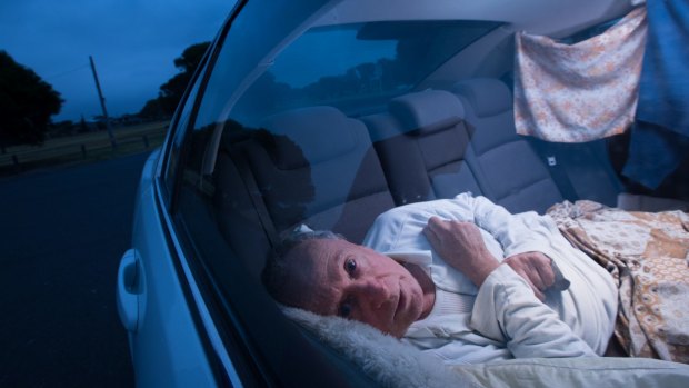 Stan Hawrylak, 67, has been living in his car for the last year after becoming homeless.