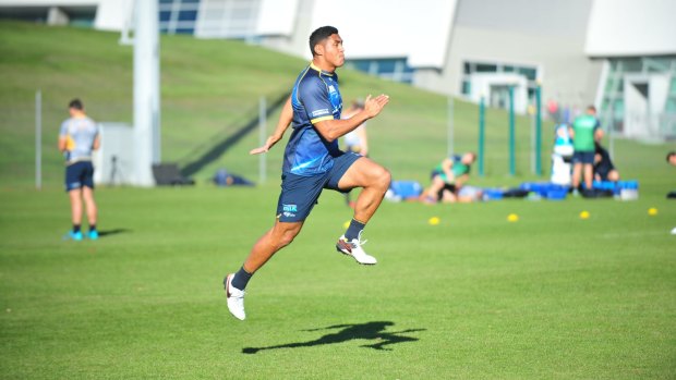 On deck: Nigel Ah Wong will keep his place in the Brumbies'  side this week.