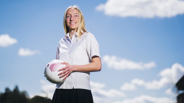 Canberra United W-League recruit Nickoletta Flannery, 16.