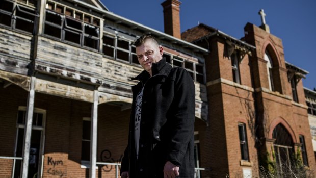 Paranormal Investigator Robert Catlin, known by his peers as Bobby C, at St. John's Orphanage Goulburn.