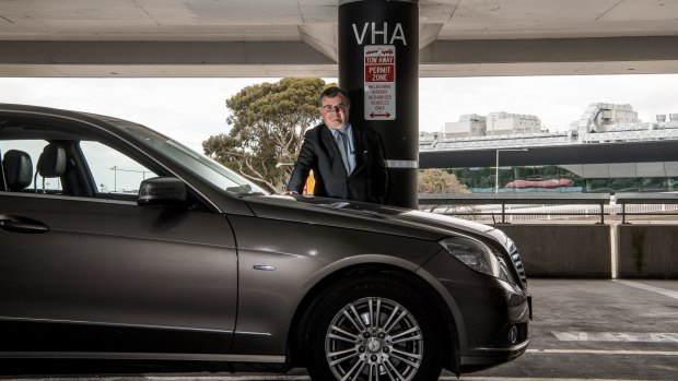 Hire car driver Tony Sheridan challenged four parking fines.