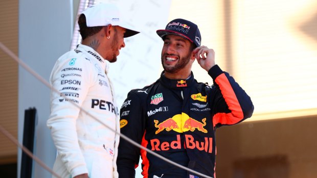 Staying with Red Bull: Daniel Ricciardo will not be partnering Lewis Hamilton at Mercedes in 2018, says Red Bull principal Christian Horner.