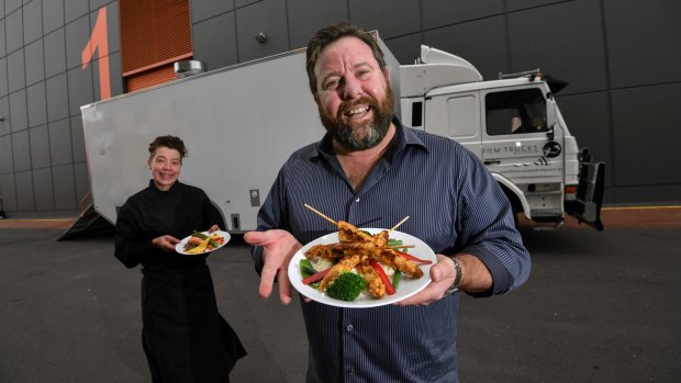 With chef Helen O'Connor, Jacobson has launched a mobile catering business, Film Trucks Australia.