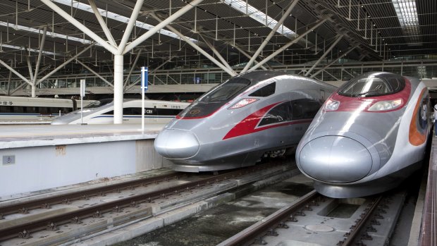The new rail link provides direct access to China's massive 25,000-km national high-speed rail network from Hong Kong.