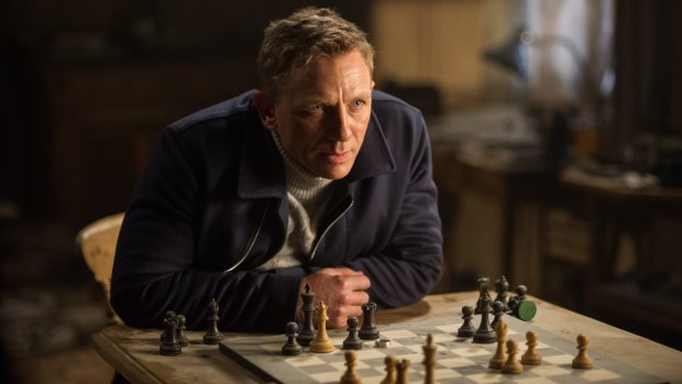 Daniel Craig in a still from <i>Spectre</i>.