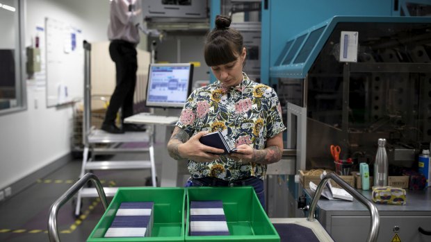 "People take their passports for granted, but they have no idea how much work goes into them behind the scenes," says Walter Valeri, director of the passport personalisation centres in Craigieburn and Epping.