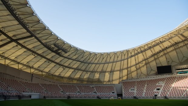 World Cup ticket demand hasn't been hindered by Qatar's controversies. Pictured: Khalifa International stadium ahead of the FIFA World Cup Qatar 2022.
