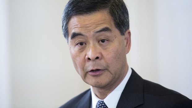Controversial payment: Hong Kong chief executive C.Y. Leung. 