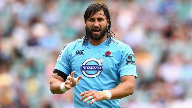 Fined for homophobic slurs: Waratahs forward Jacques Potgieter.