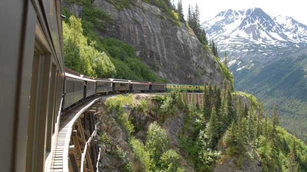 The WP&YR closed in 1982, defeated by a new road and a mining slump, but reopened six years later for tourism. 