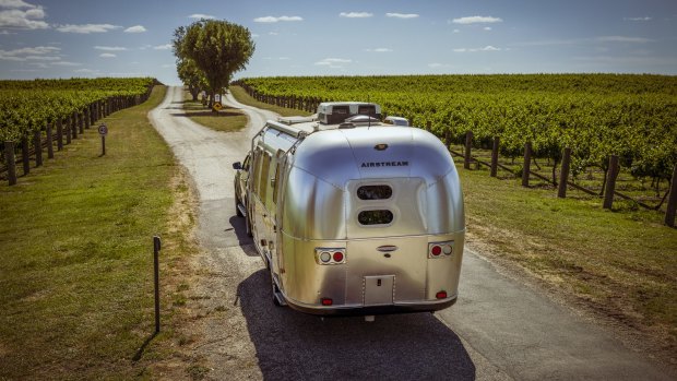 Mitchelton Estate in Nagambie has added seven new Airstream RVs for guests hankering for an outdoors experience with hotel comforts.