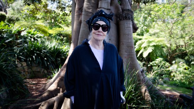 Wendy Whiteley in her Secret Garden in Lavender Bay, 2015.