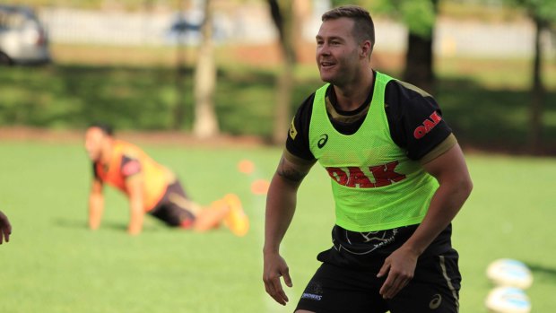 Sticking with the Panthers: Trent Merrin.