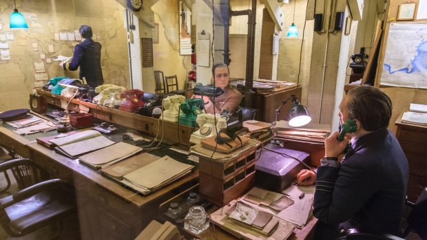 The Cabinet War Rooms, Westminster, London.