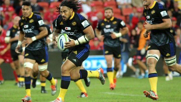 Force of nature: Ma'a Nonu of the Hurricanes.