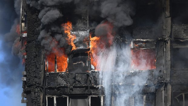 The 24-storey Grenfell Tower in London went up in flames in June, killing 80 people.