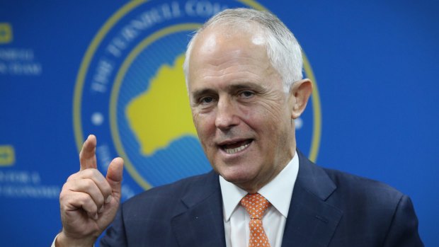 Prime Minister Malcolm Turnbull during a press conference in Perth on Wednesday