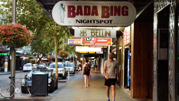 The City of Sydney report highlights figures like an 89 per cent reduction in foot traffic in Kings Cross - but for foot traffic at 4am, when the venues are shut.