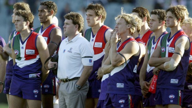 Chris Connolly during his time as coach at Fremantle.