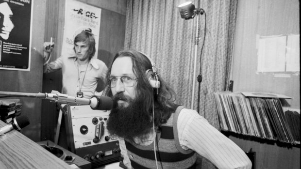 2JJ (Double Jay) DJ Mac Cocker in 1975.