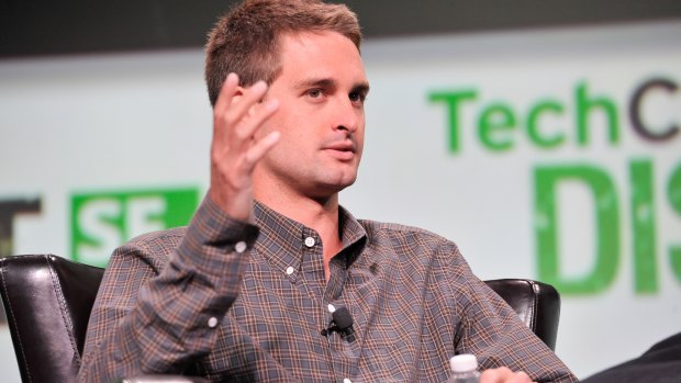 Candid: SnapChat founder Evan Spiegel in 2013.