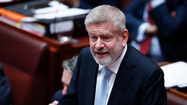 Communications Minister Mitch Fifield during question time on Tuesday.