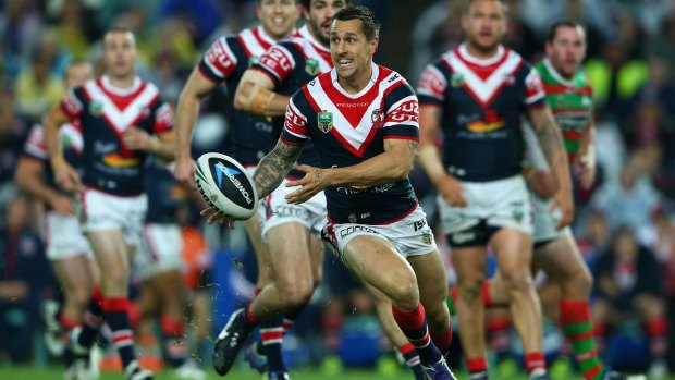 Well rested: Sydney Roosters half Mitchell Pearce.