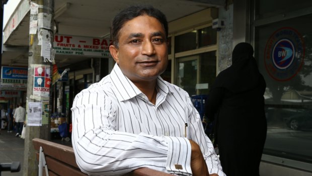 The Liberal candidate for Lakemba, Rashid Bhuiyan.