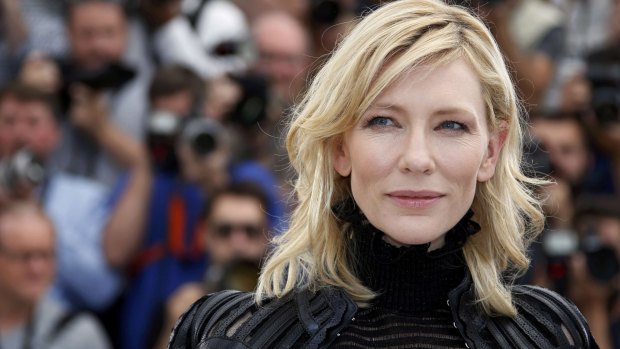 Not a selfie fan: Cate Blanchett..