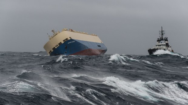 The ship's cargo would only cause "limited" environmental impact, according to officials.