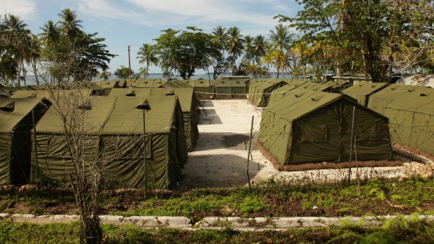 Asylum seeker facilities on Manus Island.