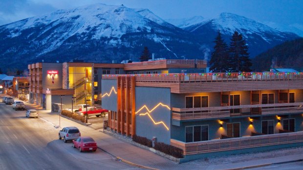 Jasper is situated at the foothills of the Canadian Rockies.