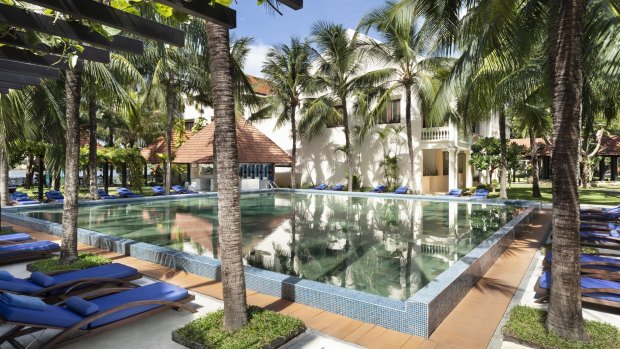 Anantara's beautiful palm-fringed pool.