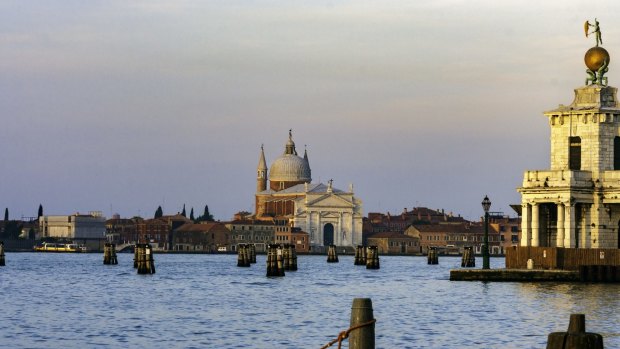 The Venetian Lagoon at dawn. 