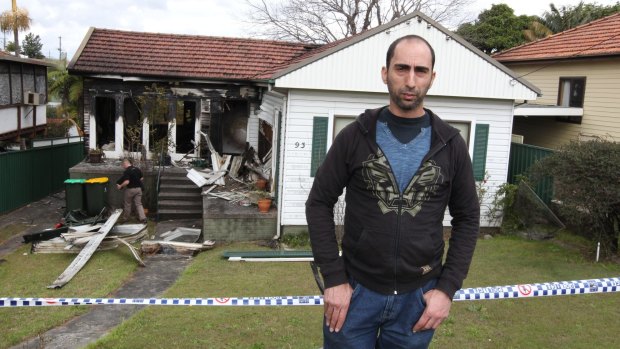 Alex Haddad claims the fire was a "targeted attack".