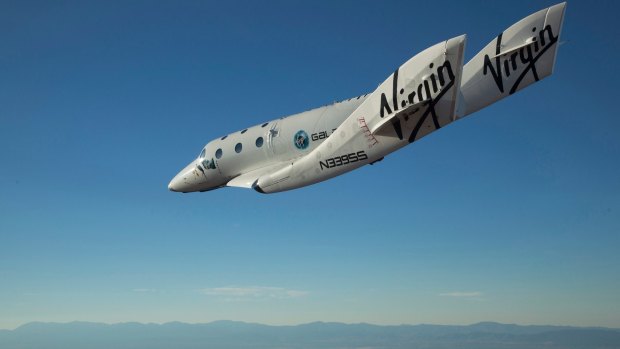 Virgin Galactic's SpaceShipTwo.