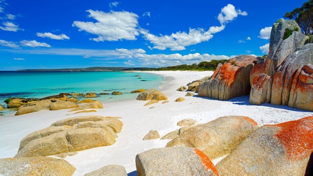 The Bay of Fires, Tasmania.