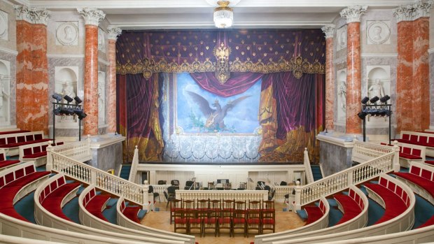 The Hermitage Theatre adds to the cultural richness of St Petersburg.