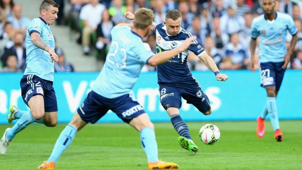 On the table: Football Federation Australia is considering options for the A-League, including a split-season model.