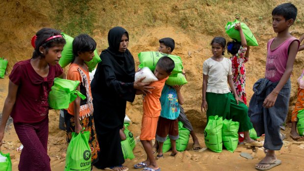 The UN humanitarian office said on Thursday that the number of Rohingya Muslims fleeing to Bangladesh since August 25 had topped 500,000. 