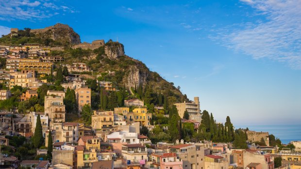 The picturesque town of Taormina.