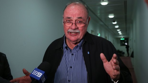 Warren Entsch at Parliament House in Canberra on Monday.