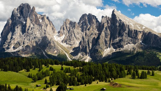 The Dolomites region.