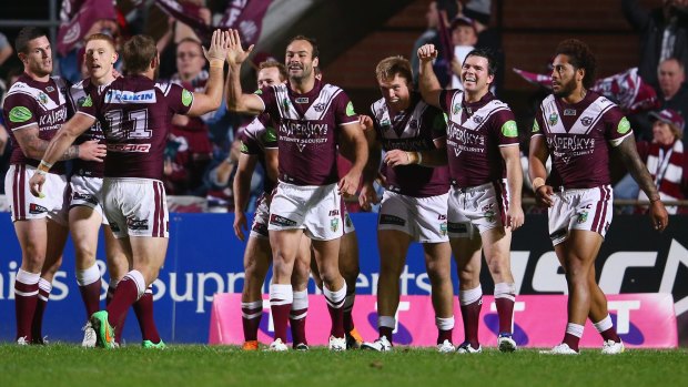 Sacred ground: The Manly Sea Eagles love playing at Brookvale Oval.